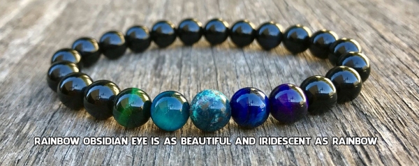 Rainbow Obsidian Eye Is As Beautiful And Iridescent As Rainbow